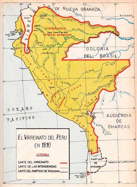 virreinato peru 1810