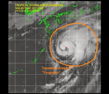 Japón bajo amenaza ante la formación de la tormenta tropical 