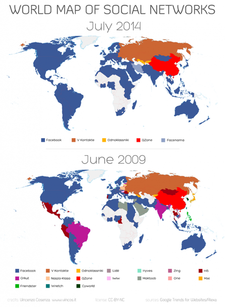 Facebook (casi) domina ya el mundo