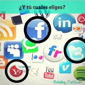 Elige bien las redes sociales para tu estrategia