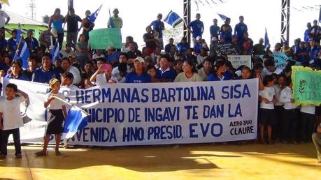 ►►Pando PRESIDENTE EVO MORALES VISITÓ COMUNIDAD FRONTERIZA DE HUMAITÁ EN PANDO◄◄