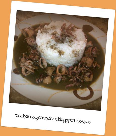 Calamares en su tinta Calamares en su tinta