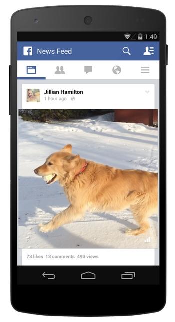 Facebook, además de mostrar más vídeos en la feed de noticias, ahora incluye un nuevo contador de vistas facebook-video-news-feed-counter