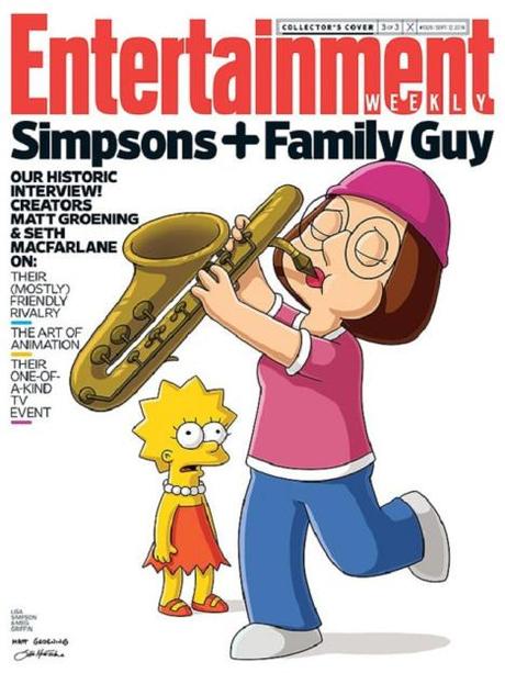 Portada EW y video del crossover entre “Los Simpson” y “Padre de Familia” EW Los Simpson y Padre de Familia 3