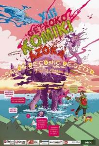 Cartel del XIII Salón del Cómic de Getxo, obra de Emma Ríos XIII Salón del Cómic de Getxo