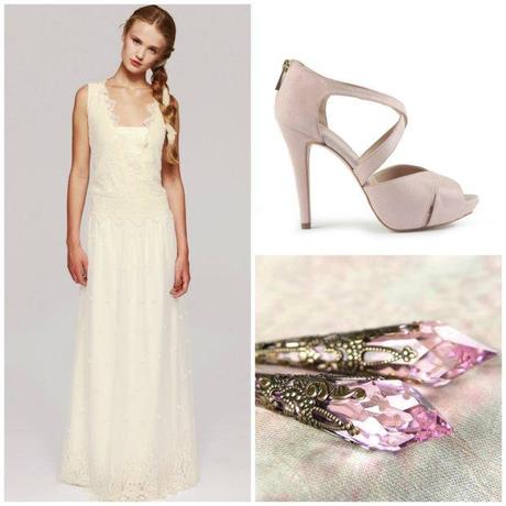 Tres looks de novia con un aire muy romántico Look 1