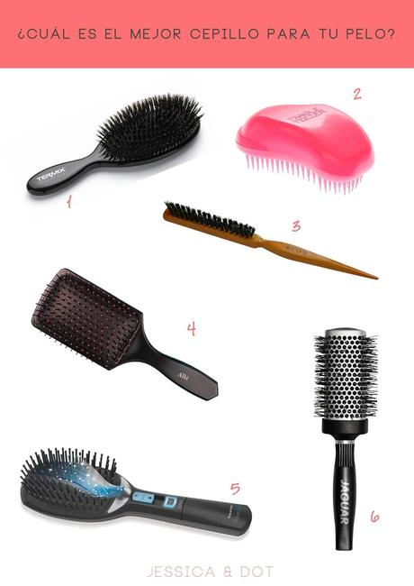 Que cepillo debo usar para mi cabello Que cepillo debo usar para mi cabello
