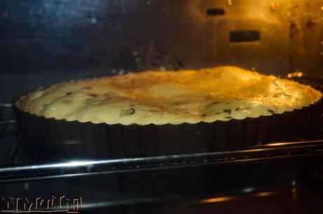 Quiche Vosgienne con shiitake