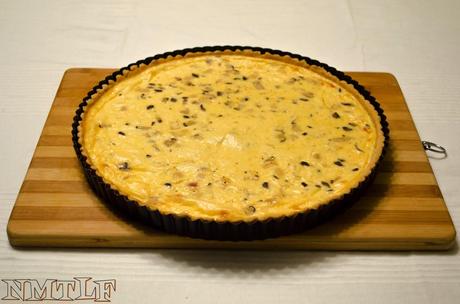 Quiche Vosgienne con shiitake