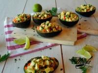 Aguacate a la mexicana Aguacate a la mexicana