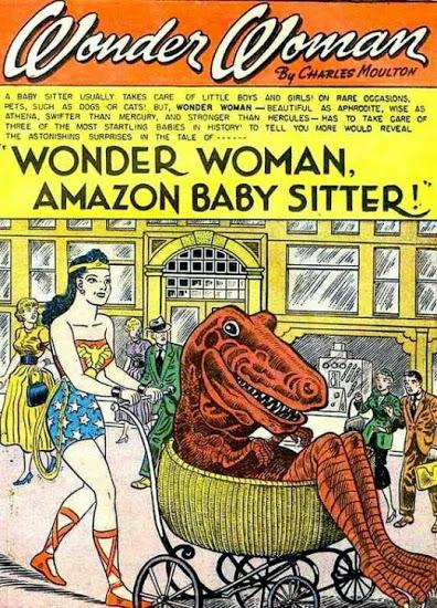 Wonder Woman: Amazon Baby Sitter, por Charles Moulton