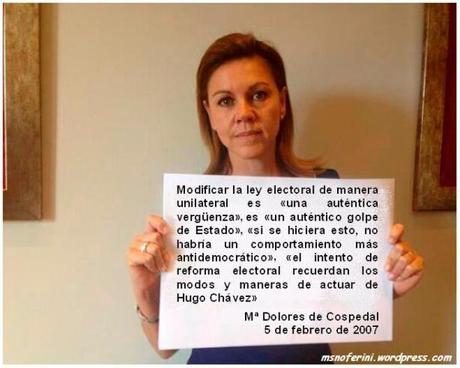 Un nuevo atentado a la democracia del Partido Popular en Castilla-La Mancha cospedal ley electoral