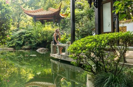 Remanso de paz en medio de la locura de Guangzhou