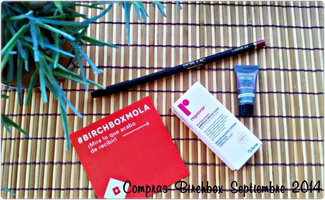 Pedido a la TIENDA de BIRCHBOX Septiembre 2014