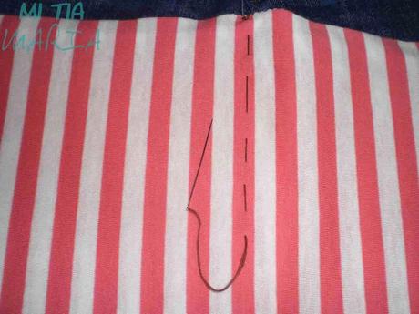 La Mari costurera: Transformar un pantalón en una falda - Parte III