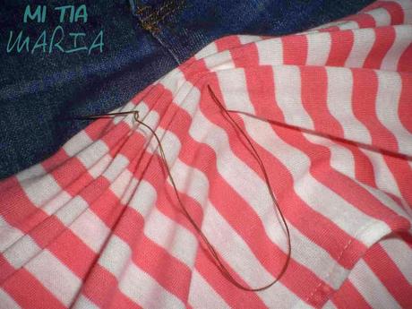 La Mari costurera: Transformar un pantalón en una falda - Parte III