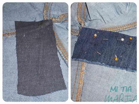 Los trucos de la Mari: Como reparar la entrepierna de un pantalón Los trucos de la Mari: Como reparar la entrepierna de un pantalón
