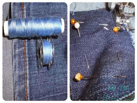 Los trucos de la Mari: Como reparar la entrepierna de un pantalón Los trucos de la Mari: Como reparar la entrepierna de un pantalón