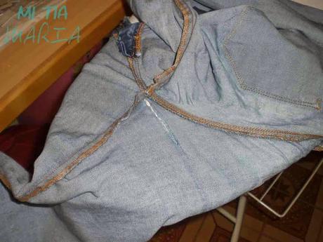 Los trucos de la Mari: Como reparar la entrepierna de un pantalón Los trucos de la Mari: Como reparar la entrepierna de un pantalón
