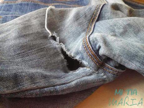 Los trucos de la Mari: Como reparar la entrepierna de un pantalón Los trucos de la Mari: Como reparar la entrepierna de un pantalón