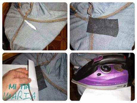 Los trucos de la Mari: Como reparar la entrepierna de un pantalón Los trucos de la Mari: Como reparar la entrepierna de un pantalón
