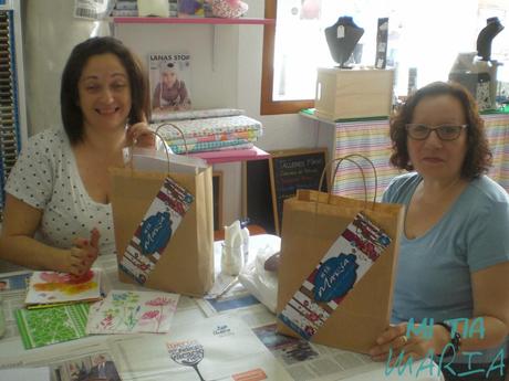 La Mari colaboradora: Mi tía María y Color and Craft - Primer taller de decoupage La Mari colaboradora: Mi tía María y Color and Craft - Primer taller de decoupage