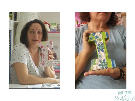 La Mari colaboradora: Mi tía María y Color and Craft - Primer taller de decoupage La Mari colaboradora: Mi tía María y Color and Craft - Primer taller de decoupage