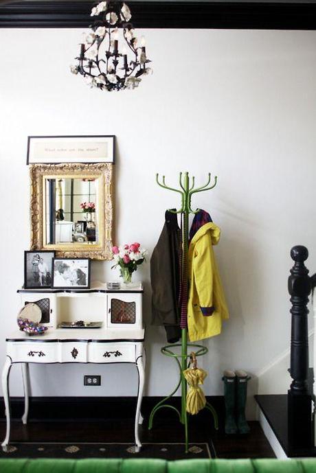 Decorar el recibidor Recibidor Shaby-Chic, Percha