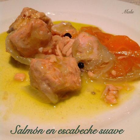 Salmón en escabeche suave Salmón en escabeche suave