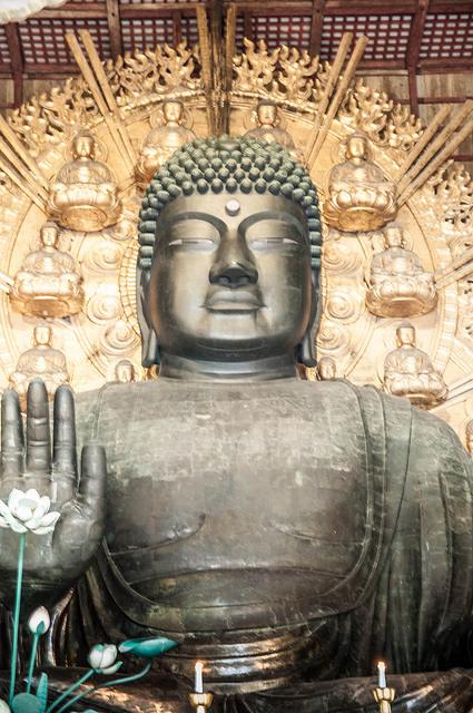 El templo Todai-ji (東大寺) y el Daibutsu (大仏) NARA