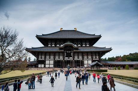 El templo Todai-ji (東大寺) y el Daibutsu (大仏) NARA