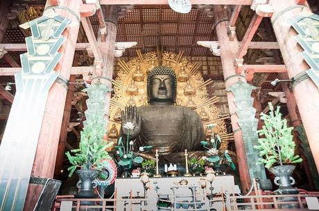 El templo Todai-ji (東大寺) y el Daibutsu (大仏) NARA