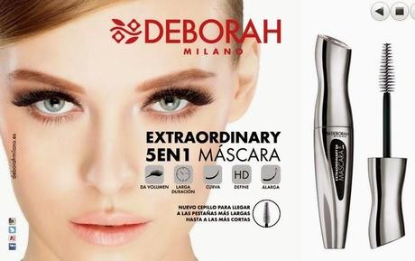 “Extraordinary Mascara 5 in 1” de DEBORAH MILANO – para unas pestañas extraordinarias