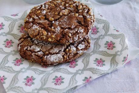 Receta Galletas de Nutella y avellanas