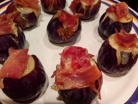 Higos con Queso Azul y Jamón Higos con Queso Azul y Jamón