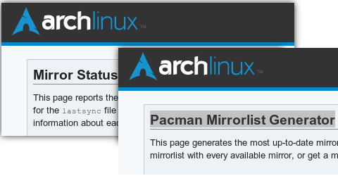 Nueva web para ver el estado de los mirrors de Archlinux