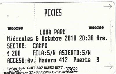 Vivo: Pixies en el Luna Park