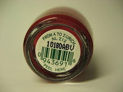 Swiss OPI 2010 Swiss OPI 2010