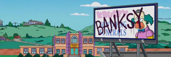 Los Simpsons según Banksy