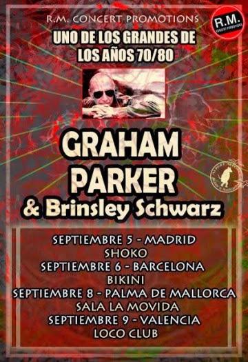 Graham Parker & Brinsley Schwarz - 05/09/2014 - Sala Arena (Madrid)