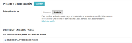 Obtener ingresos en sus aplicaciones hechas con MIT App Inventor 2 Paises