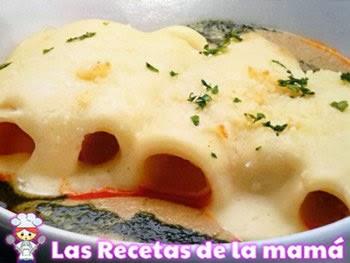 Receta de Canelones de setas