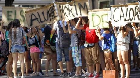 ¡Nos Vamos al Cole!: Els alumnes morim de calor...