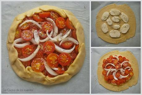 Galette con Tomates Cherry Galette con Tomates Cherry