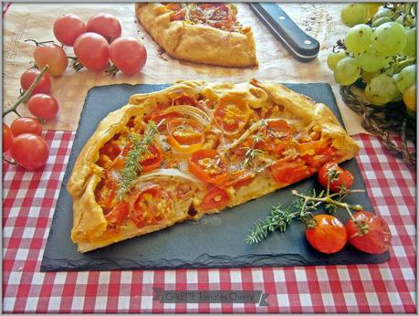 Galette con Tomates Cherry Galette con Tomates Cherry