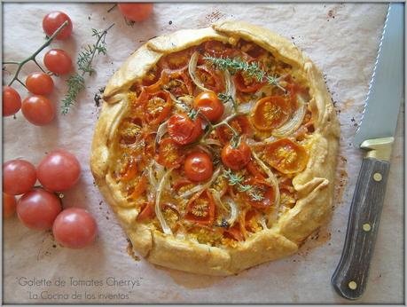 Galette con Tomates Cherry Galette con Tomates Cherry