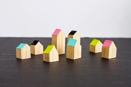 DIY: Mini casas de madera para jugar o decorar