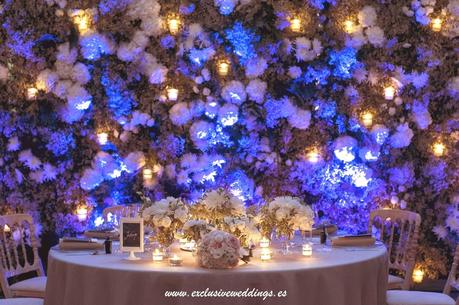 Cómo enmarcar la mesa de los novios en el banquete de su boda (I)