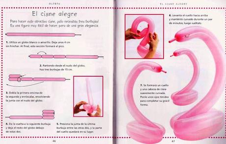 Libro y juego con globos