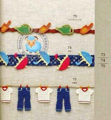 Puntillas para Toallas -servilletas y ropa Puntillas para Toallas -servilletas y ropa